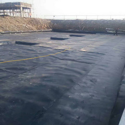 農業合作社采用全新料加雙抗1.5mm黑膜沼氣池土工膜封蓋